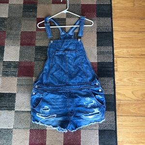 American Eagle Overall Shorts